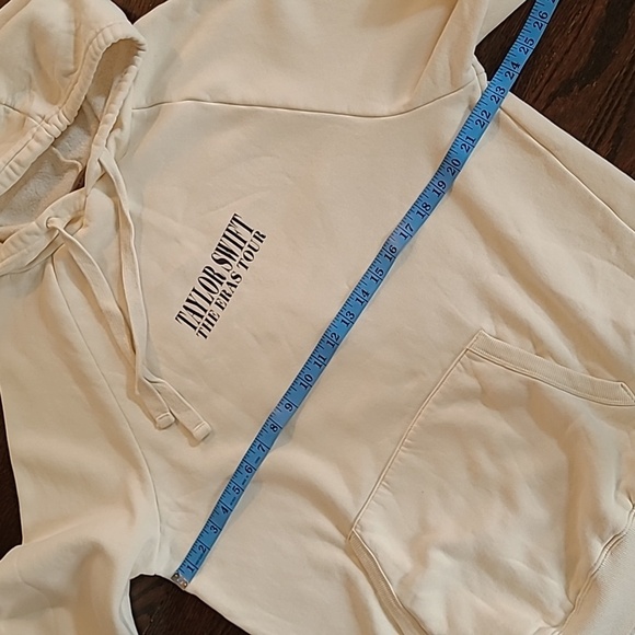Taylor Swift The Eras Tour Hoodie Sweatshirt Colorful Graphic Cream Oversized Sm - Picture 11 of 13